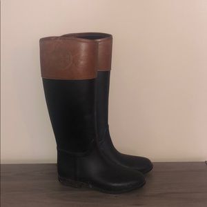 Tory Bruch Rain Boots Size 9